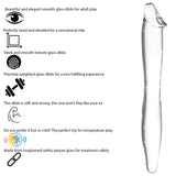 8.2 Inch Transparent Double Ended Glass Dildo - Sex Toy - Save 15% - Fast - United Kingdom Stoke-on-trent