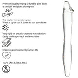 8.2 Inch Transparent Double Ended Glass Dildo - Sex Toy - Save 15% - Fast - United Kingdom Stoke-on-trent