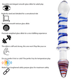 8.6 Inch Double Ended Glass Dildo - Sex Toy - Save 25%