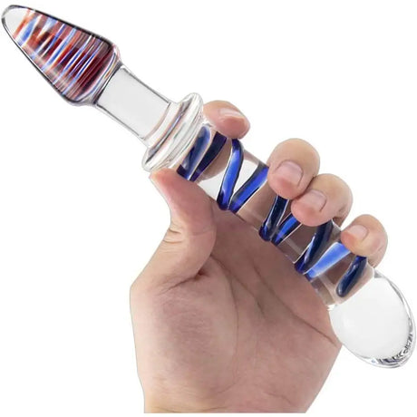 8.6 Inch Double Ended Glass Dildo - Dildos - Save 20% - Fast Shipping - United Kingdom Stoke-on-trent