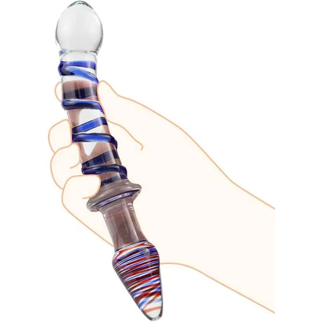 8.6 Inch Double Ended Glass Dildo - Dildos - Save 20% - Fast Shipping - United Kingdom Stoke-on-trent