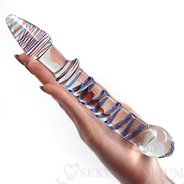 8.6 Inch Double Ended Glass Dildo - Sex Toy - Save 25%