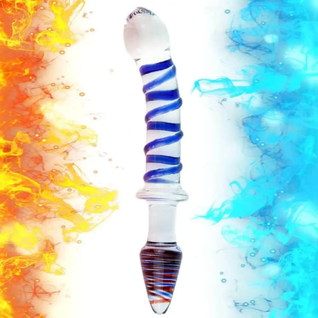 8.6 Inch Double Ended Glass Dildo - Dildos - Save 20% - Fast Shipping - United Kingdom Stoke-on-trent
