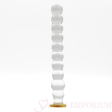 8 Inch Bubble Ribbed Glass Dildo - Dildos - Save 25% - Fast Shipping - United Kingdom Stoke-on-trent