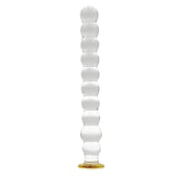 8 Inch Bubble Ribbed Glass Dildo - Dildos - Save 25% - Fast Shipping - United Kingdom Stoke-on-trent