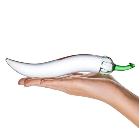 8 Inch Chili Pepper Glass Dildo - Save 25% - Fast Shipping - United Kingdom Stoke-on-trent