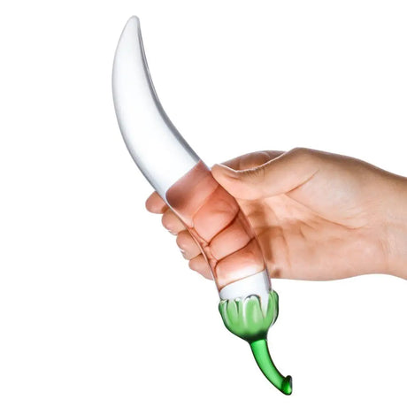 8 Inch Chili Pepper Glass Dildo - Save 25% - Fast Shipping - United Kingdom Stoke-on-trent