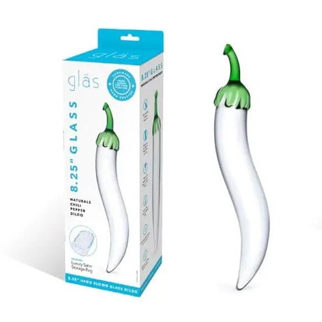 8 Inch Chili Pepper Glass Dildo - Save 25% - Fast Shipping - United Kingdom Stoke-on-trent