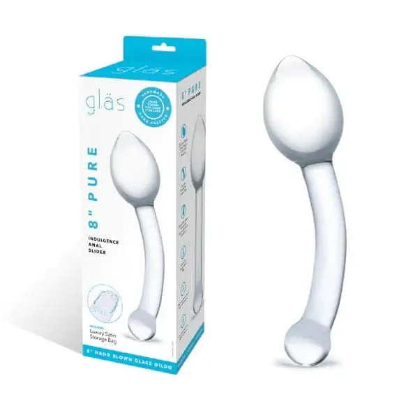 8 Inch Glass Anal Slider - Save 25% - Fast Shipping - Double Ended Dildo United Kingdom Stoke-on-trent