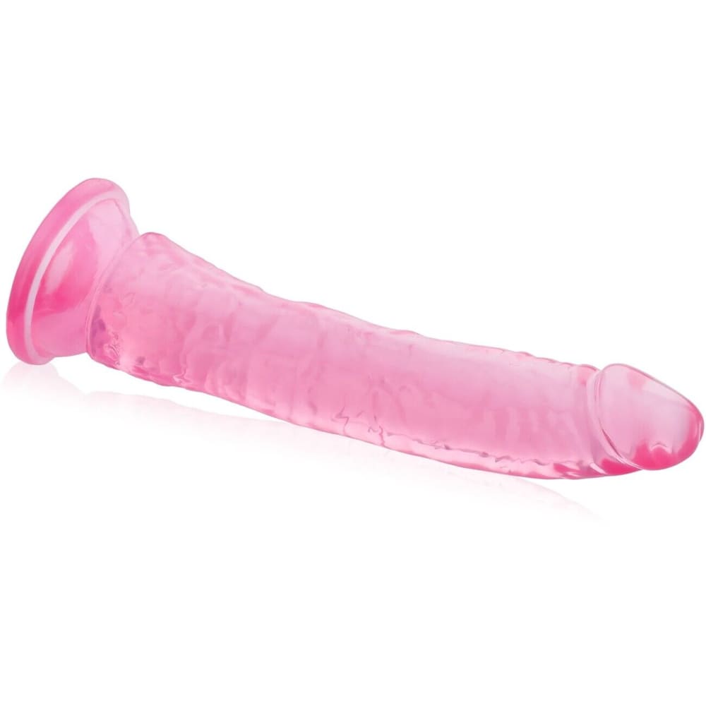 8 Inch Slim Strap-on Dildo Pink - Save 20% - Adult Sex Toys - Sale