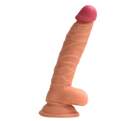 8 Inch Ultra Ribbed Dildo Flesh - Save 25% - Fast Shipping | Sexy Emporium