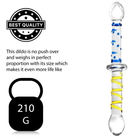 9.25 Inch Double Ended Glass Dildo - Dildos - Save 25% - Fast Shipping - United Kingdom Stoke-on-trent