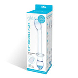 9.5’’ Blue Tip Double Ended Glass Dildo - Save 25% - Fast Shipping - United Kingdom Stoke-on-trent
