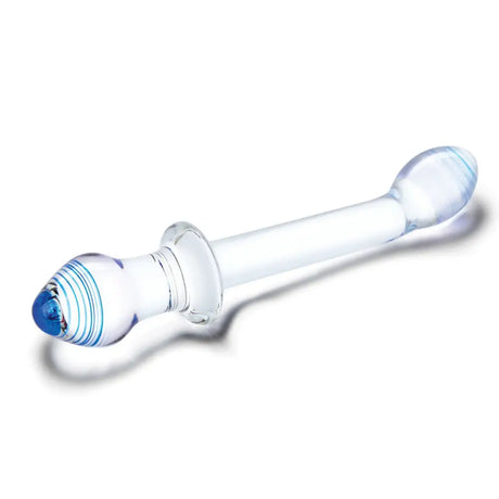 9.5’’ Blue Tip Double Ended Glass Dildo - Save 25% - Fast Shipping - United Kingdom Stoke-on-trent