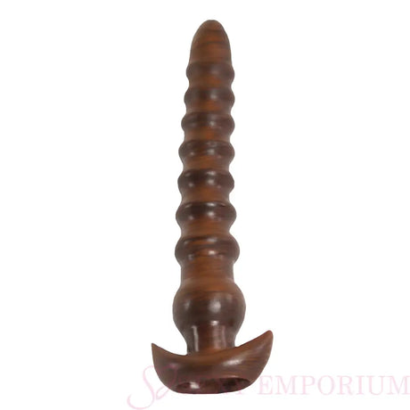9.5 Inch Ribbed Anal Teaser - Save 30% - Fast Shipping - Dildo United Kingdom Stoke-on-trent