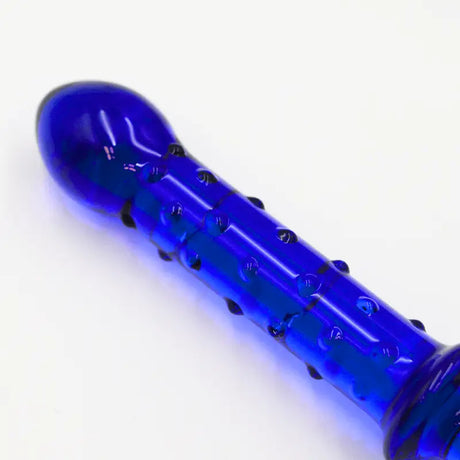 9 Inch Double Ended Blue Glass Ribbed Dildo - Dildos - Save 25% - Fast Shipping - United Kingdom Stoke-on-trent