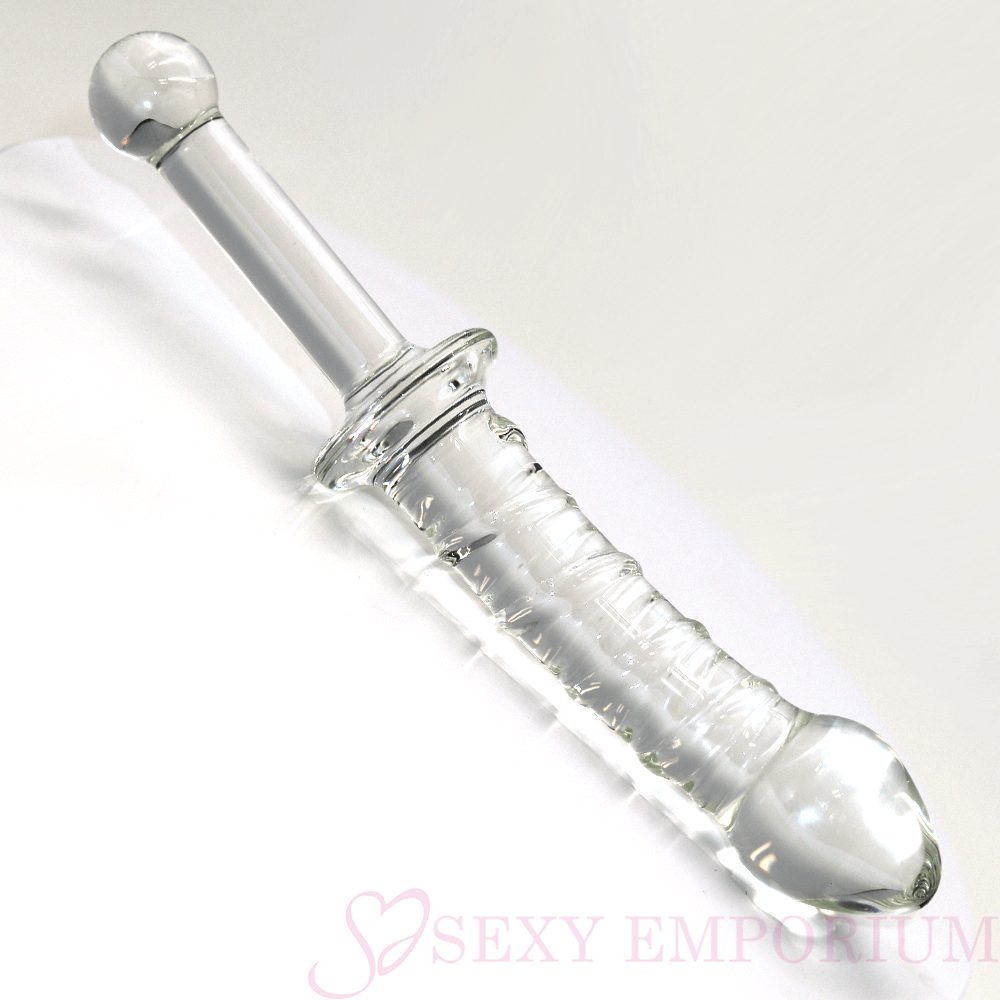 9 Inch Glass Sword Dildo - Sex Toy - Save 20%