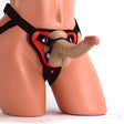 9 Inch Strap on Dildo with Red Harness - Save 15% - on - Fast Shipping - Sale United Kingdom Stoke-on-trent