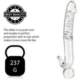 8 Inch Dragon Head Glass Dildo