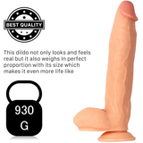 Long Texas Bbq 12 Inch Large Dildo Flesh - Save 20%