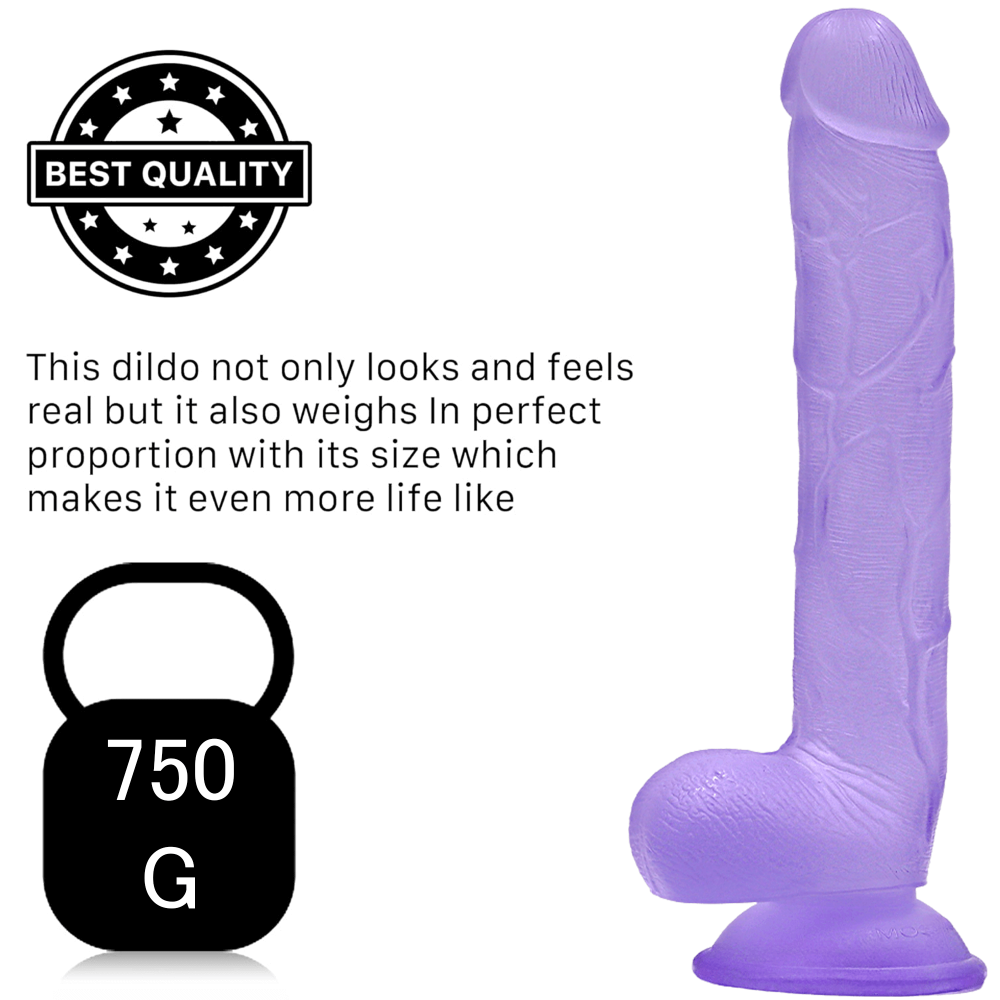 The Hung Monster Dildo – 11 Inch Purple - Sex Toys - Save 20% - Huge Thick Toy