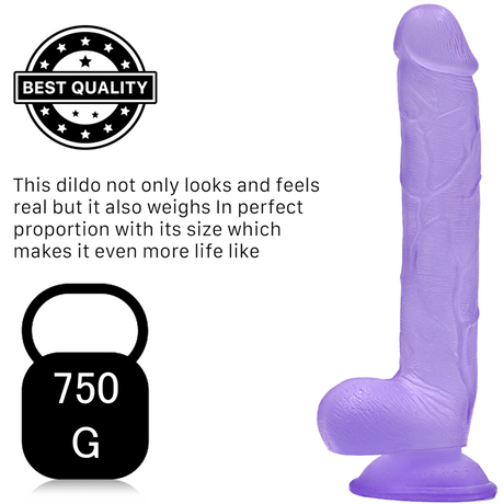 The Hung Monster Dildo – 11 Inch Purple - Dildos - Save 25% - Huge Thick Sex Toy