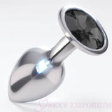 3 Inch Jewelled Beginner Metal Butt Plugs - Fast Shipping - Sale United Kingdom Stoke-on-trent