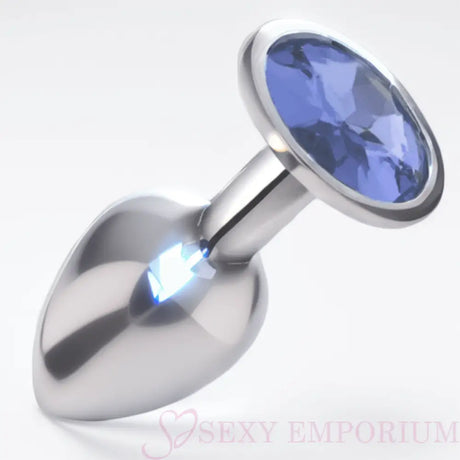 3 Inch Jewelled Beginner Metal Butt Plugs - Fast Shipping - Sale United Kingdom Stoke-on-trent