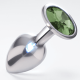 Sexy Emporium Jeweled Metal Butt Plug 3 Pouces Jade