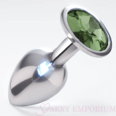 3 Inch Jewelled Beginner Metal Butt Plugs - Fast Shipping - Sale United Kingdom Stoke-on-trent