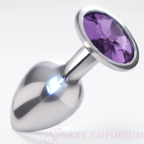3 Inch Jewelled Beginner Metal Butt Plugs - Fast Shipping - Sale United Kingdom Stoke-on-trent