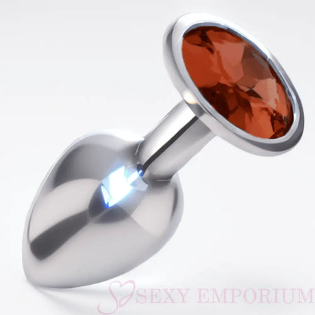 3 Inch Jewelled Beginner Metal Butt Plugs - Fast Shipping - Sale United Kingdom Stoke-on-trent