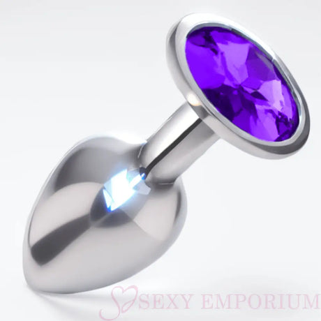 3 Inch Jewelled Beginner Metal Butt Plugs - Fast Shipping - Sale United Kingdom Stoke-on-trent