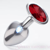 3 Inch Jewelled Beginner Metal Butt Plugs - Fast Shipping - Sale United Kingdom Stoke-on-trent
