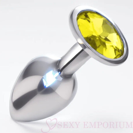 3 Inch Jewelled Beginner Metal Butt Plugs - Fast Shipping - Sale United Kingdom Stoke-on-trent