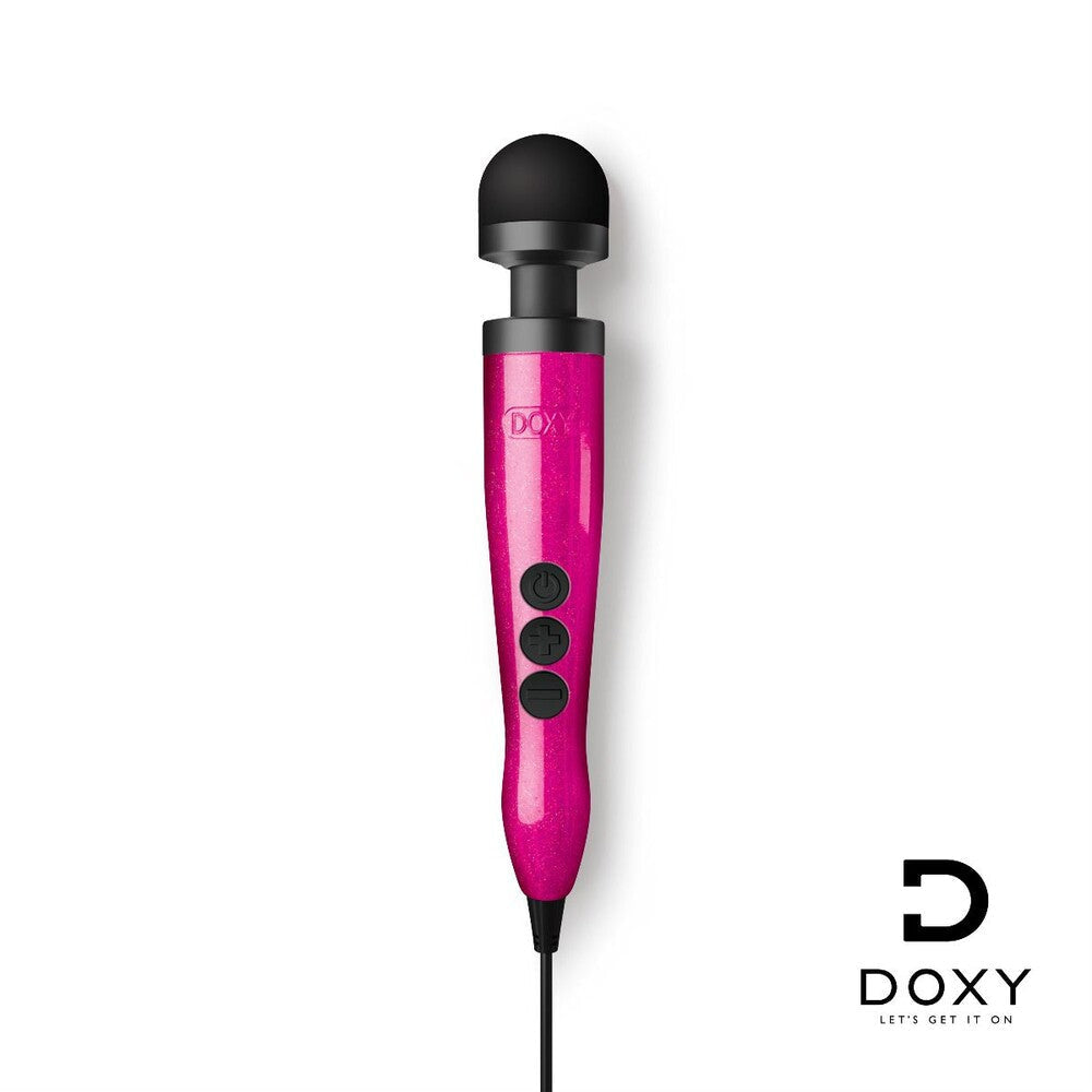 Doxy Die Cast Wand Massager 3ホットピンク