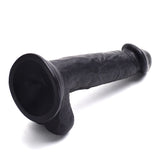 Real Feel 5.5 Inch Black Suction Cup Dildo