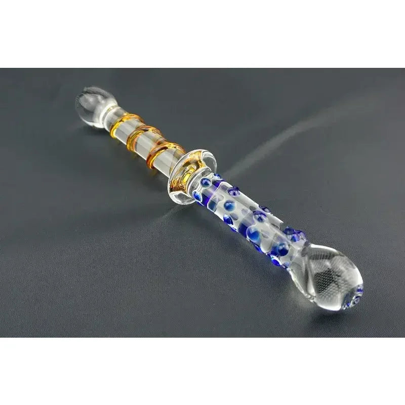 9.25 Inch Double Ended Glass Dildo