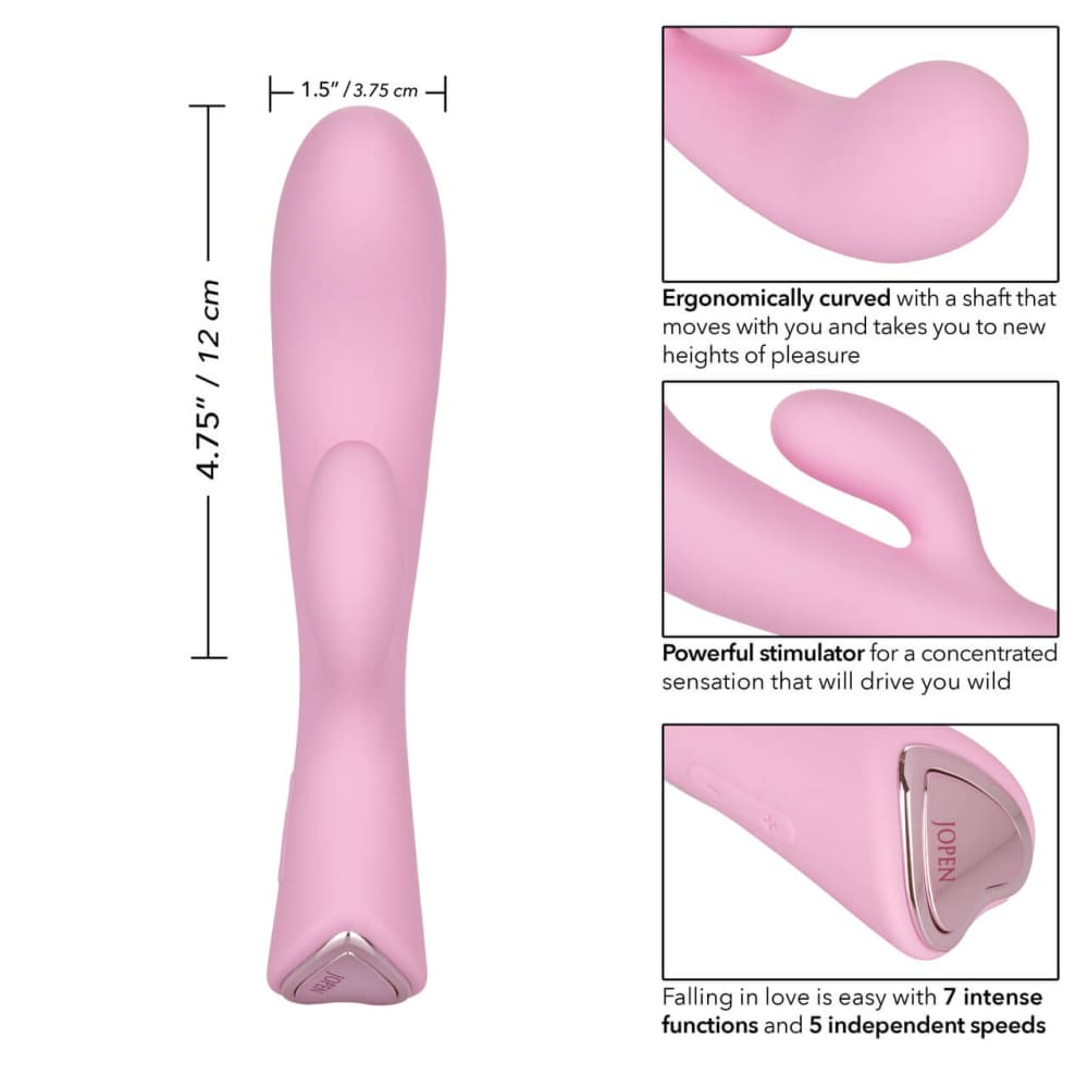 Jopen Amour 7 Function - 5 Speed Silicone Usb Rechargeable Rabbit Vibrator Sex Toy - Save 25%