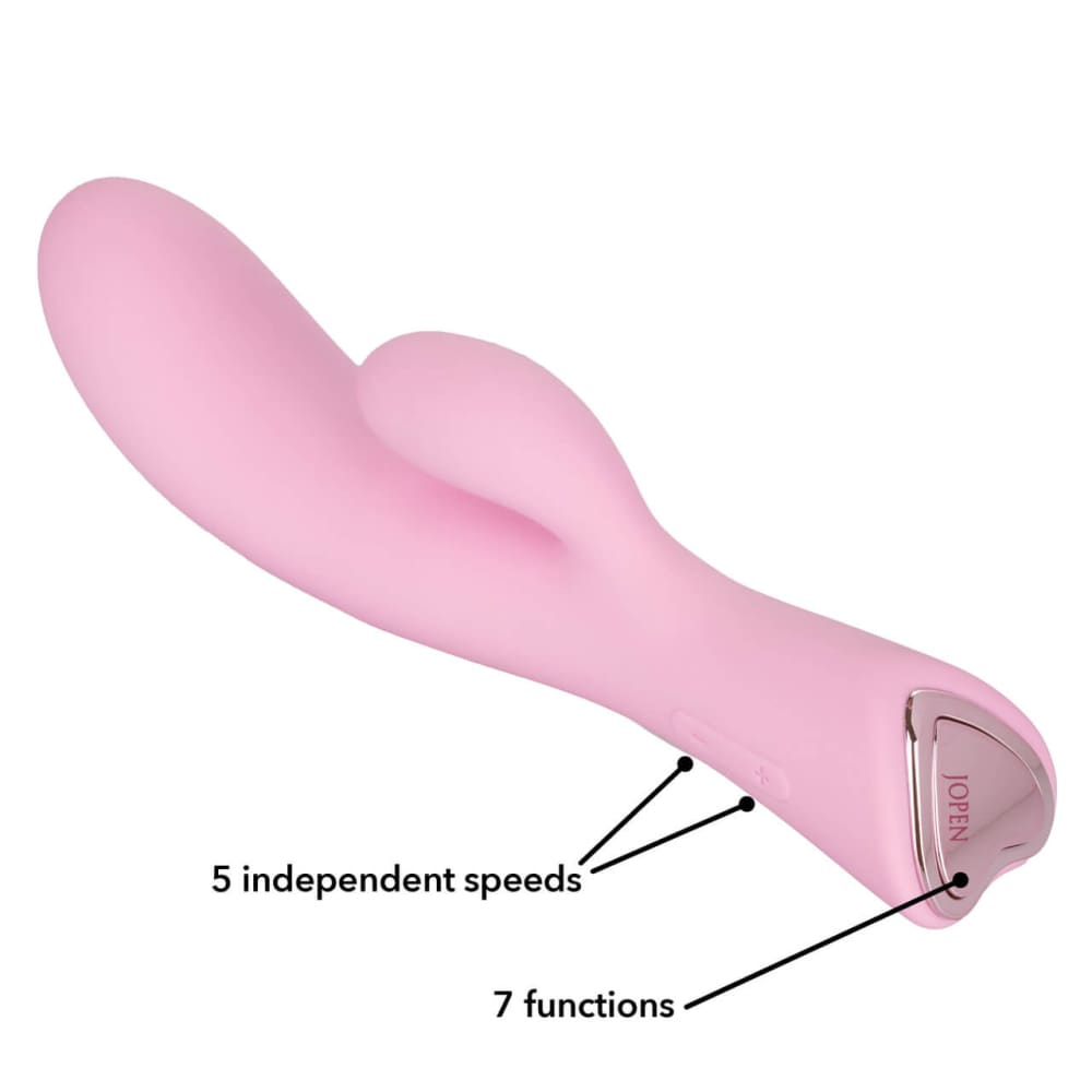 Jopen Amour 7 Function - 5 Speed Silicone Usb Rechargeable Rabbit Vibrator Sex Toy - Save 25%