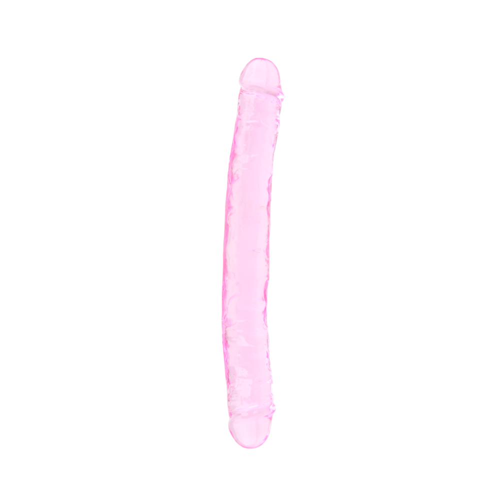Loving Joy 12 inch dublu dildo roz roz