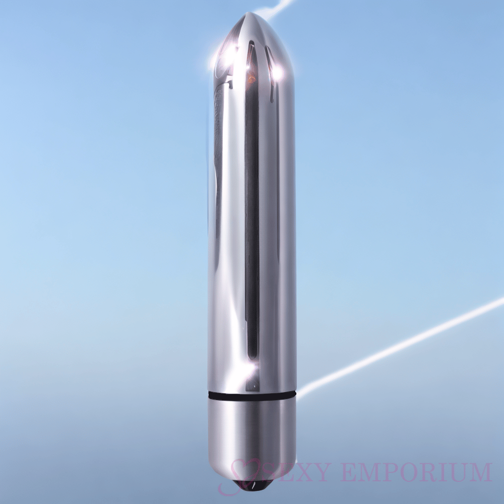Airgead Vibrator Bullet Luas 10 Luas cumhachtach