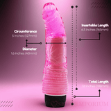 6.5 Inch Multi-Speed Vibrator Pink