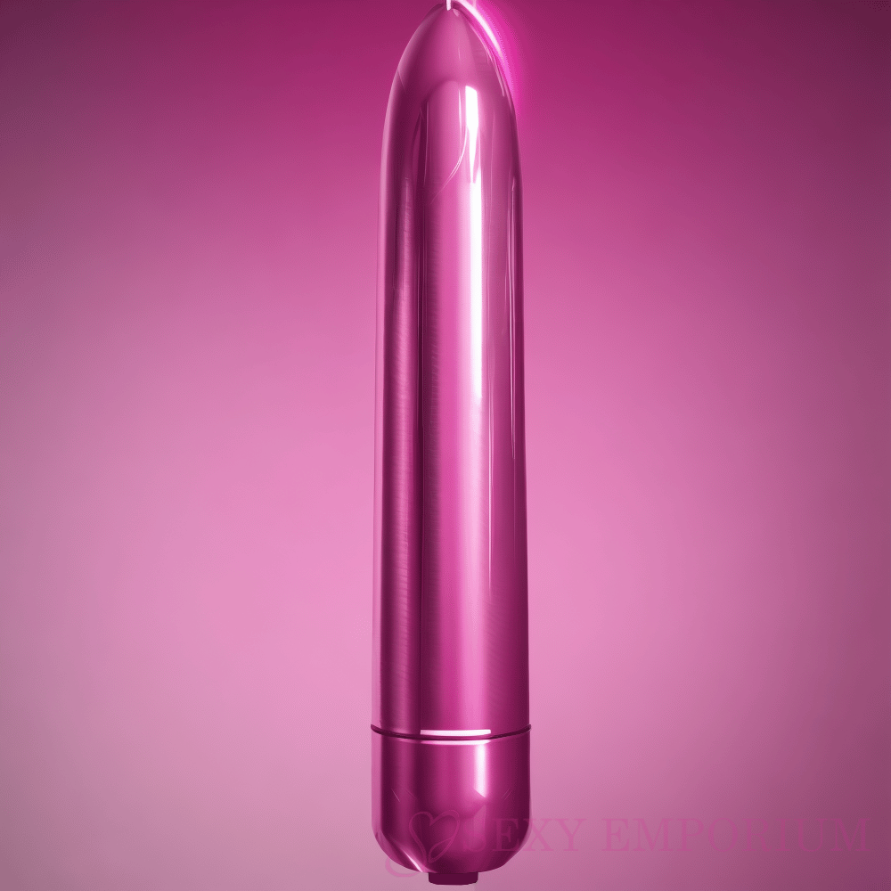 Rocks Off 10 Speed Metallic Pink Bullet Vibrator