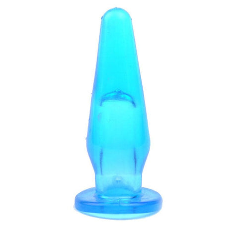 Mini Butt Plug with Finger Hole Blue - New Products