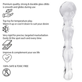 6.9 Inch Clear Double Ended Glass Dildo