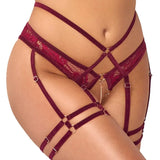 Abierta Fina Open Red Lace Set - Fast Shipping - Sale United Kingdom Stoke-on-trent