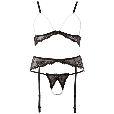 Abierta Fina Pearl Bra Suspender and String - and - Fast Shipping - Sale United Kingdom Stoke-on-trent