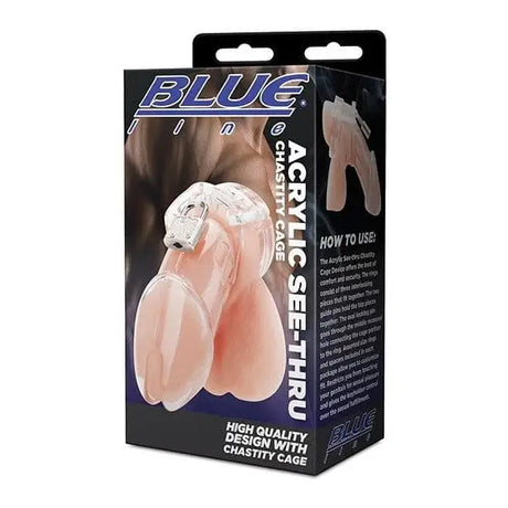 Acrylic See-thru Chastity Cage - Sex Toys - Save 25% - Fast Shipping - Sale United Kingdom Stoke-on-trent
