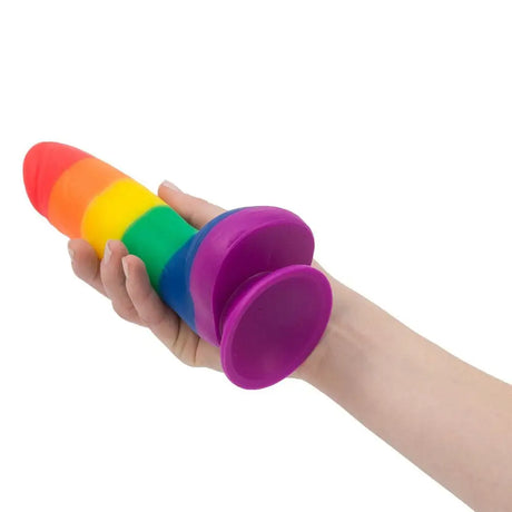 Addiction Justin 8 Inch Rainbow Dildo - Save 30% - Fast Shipping - United Kingdom Stoke-on-trent
